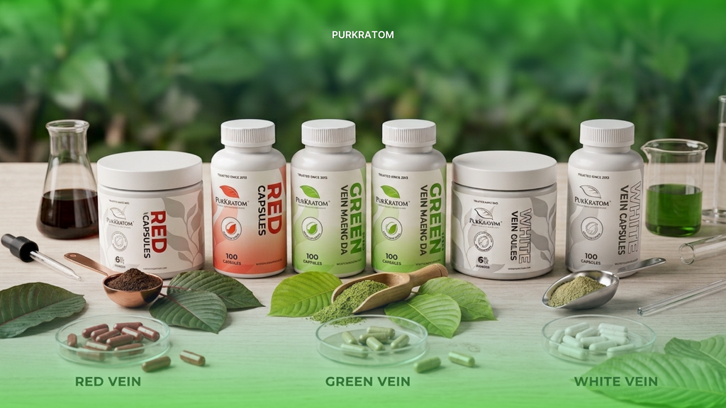 Kratom Strains Explained: Red, Green, and White Kratom Guide
