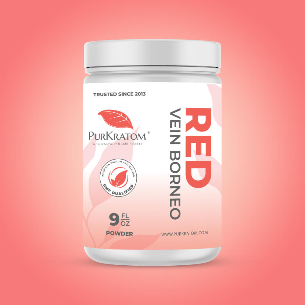 Red Vein Borneo Kratom Powder