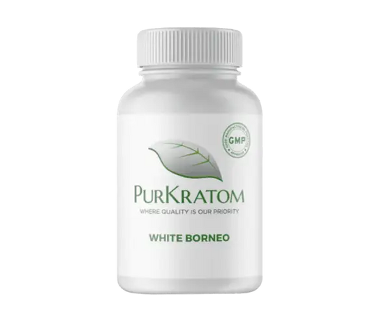 White Borneo Kratom Capsules - PurKratom