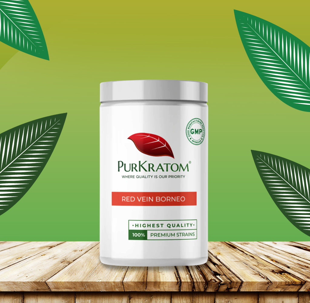 Red Vein Borneo Kratom Powder